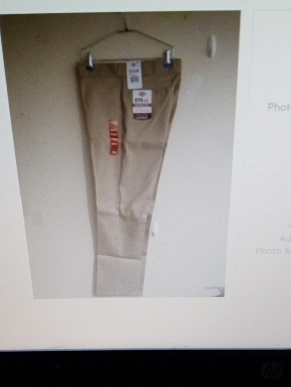 Dickies Khaki 874 Original Fit Work Pants 34X34 NWT - Picture 2 of 12
